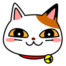 Mike of the troitoiseshell cat sticker #1507832