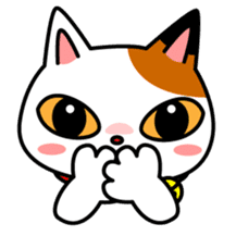 Mike of the troitoiseshell cat sticker #1507835