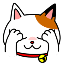 Mike of the troitoiseshell cat sticker #1507836