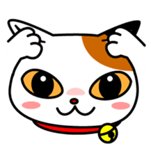 Mike of the troitoiseshell cat sticker #1507837