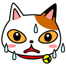 Mike of the troitoiseshell cat sticker #1507839