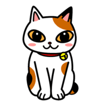 Mike of the troitoiseshell cat sticker #1507843