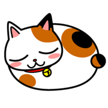 Mike of the troitoiseshell cat sticker #1507844