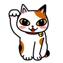 Mike of the troitoiseshell cat sticker #1507845