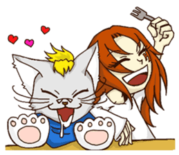 A-Boo and Miss Hardcore sticker #1508195