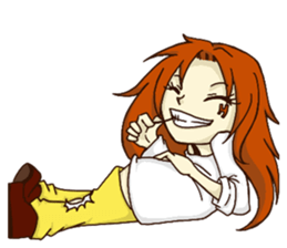 A-Boo and Miss Hardcore sticker #1508196