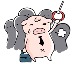 Working Pig, Mr.P! sticker #1508248
