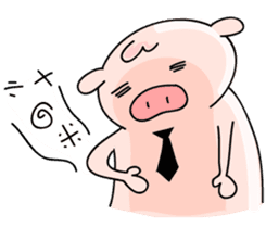 Working Pig, Mr.P! sticker #1508258