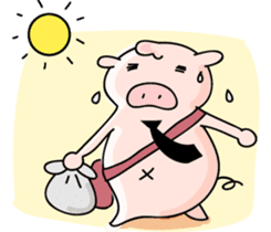 Working Pig, Mr.P! sticker #1508260