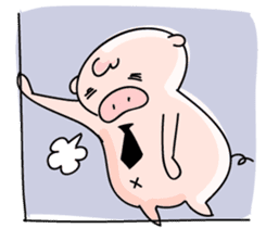 Working Pig, Mr.P! sticker #1508264