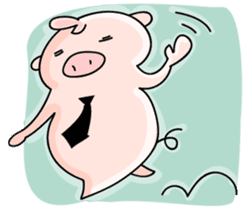 Working Pig, Mr.P! sticker #1508271