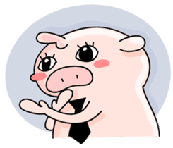 Working Pig, Mr.P! sticker #1508273
