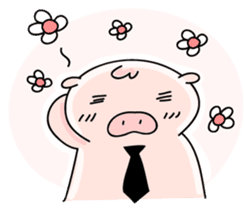 Working Pig, Mr.P! sticker #1508277