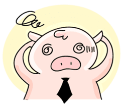 Working Pig, Mr.P! sticker #1508280