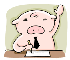 Working Pig, Mr.P! sticker #1508282