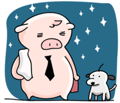Working Pig, Mr.P! sticker #1508283