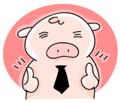 Working Pig, Mr.P! sticker #1508286