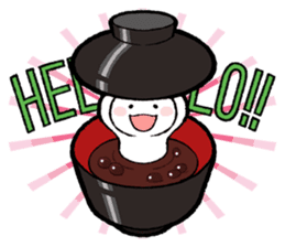 Traditional Japanese confectionery sticker #1508491