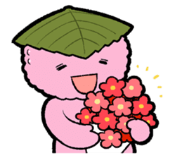 Traditional Japanese confectionery sticker #1508501