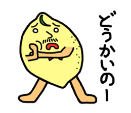 Hiroshima valve lemon sticker #1509334