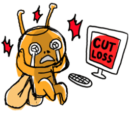 The adventures of Mao-Investor sticker #1509387