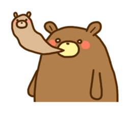 cat and bear sticker #1509981