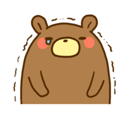 cat and bear sticker #1509992