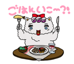 Persian cat "chami" sticker #1510609