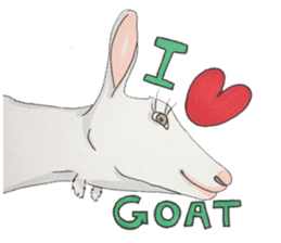 Goat! sticker #1511166