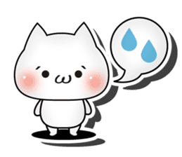 3D cat English edition sticker #1511252