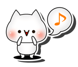 3D cat English edition sticker #1511256