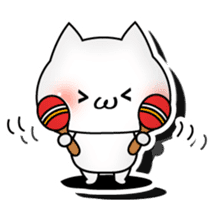 3D cat English edition sticker #1511260