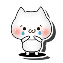 3D cat English edition sticker #1511262