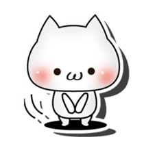 3D cat English edition sticker #1511264