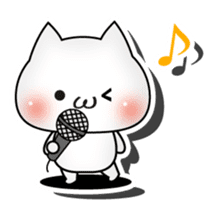 3D cat English edition sticker #1511270