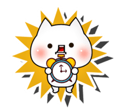 3D cat English edition sticker #1511284