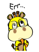 Ginger The Giraffe sticker #1511414