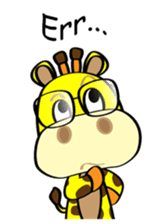 Ginger The Giraffe sticker #1511414