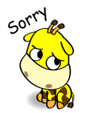 Ginger The Giraffe sticker #1511415