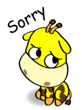 Ginger The Giraffe sticker #1511415