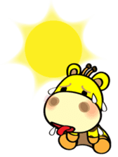 Ginger The Giraffe sticker #1511416