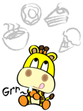 Ginger The Giraffe sticker #1511418