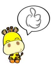 Ginger The Giraffe sticker #1511420