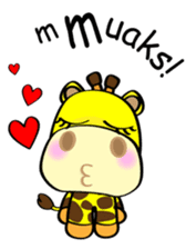 Ginger The Giraffe sticker #1511424