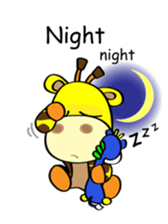 Ginger The Giraffe sticker #1511425