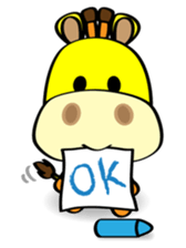 Ginger The Giraffe sticker #1511428