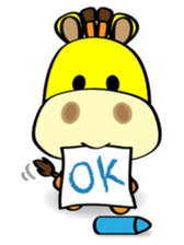 Ginger The Giraffe sticker #1511428