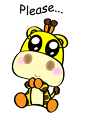 Ginger The Giraffe sticker #1511429