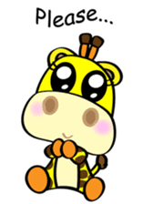 Ginger The Giraffe sticker #1511429