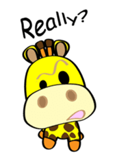 Ginger The Giraffe sticker #1511431